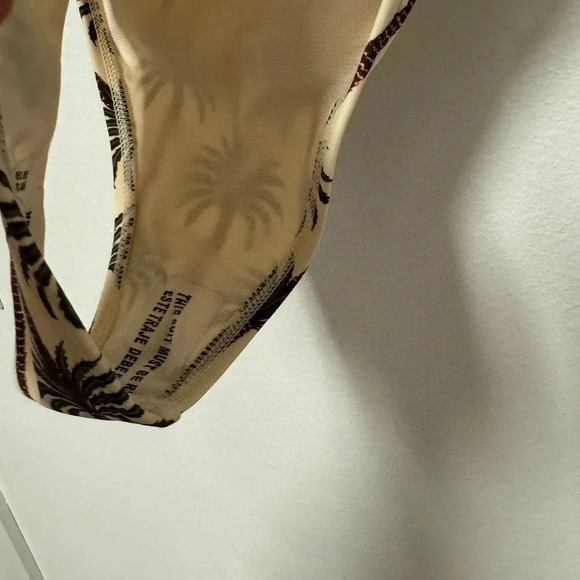 NWOT Agua Bendita x Target Palm Tree Tropical Cheeky Bikini Bottom - Picture 5 of 6